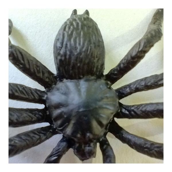 Imagem de Aranha Halloween Preta Mini de Borracha 12 Unidades