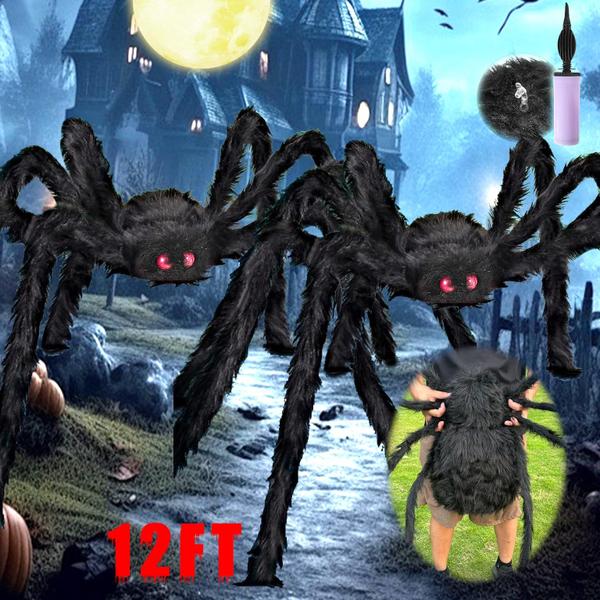 Imagem de Aranha inflável BEABOO Halloween de 12 pés para decoração x2