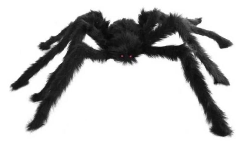 Imagem de Aranha Pelúcia Gigante 75Cm Brinquedo Halloween Terror