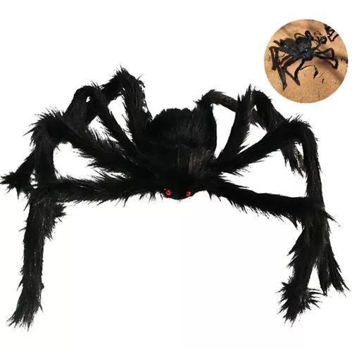 Imagem de Aranha Peluda Grande Decoração Halloween Enfeite De Festa