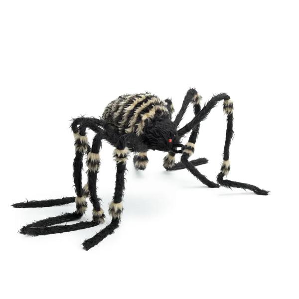 Imagem de Aranha Preta Com Listras Douradas Halloween