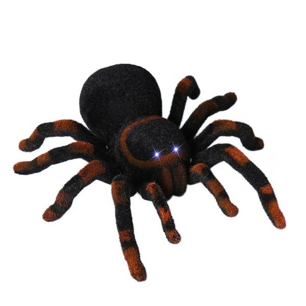 Imagem de Aranha RC Eletrônica com Controle Remoto - Brinquedo Assustador para Halloween