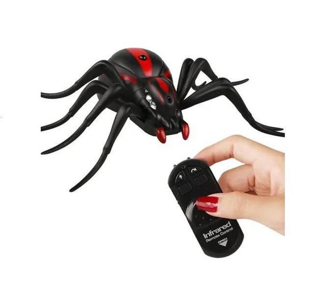 Imagem de Aranha Robô Com Controle Remoto Sem Fio Realista Brinquedo