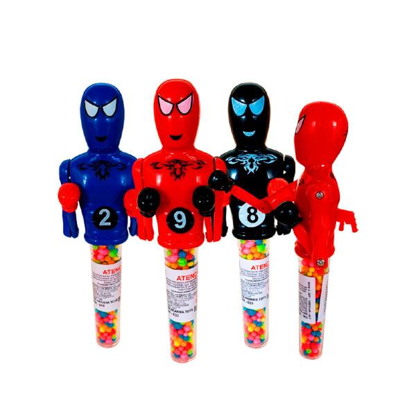 Imagem de Aranha Toys: Herois c/ Balinhas Tutti Frutti caixa c 12 Unid