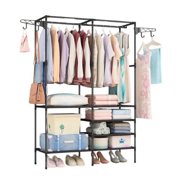 Imagem de Arara Closet Guarda Roupas Organizador Sapateira Bolsas 12Kg