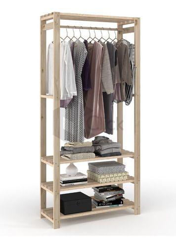 Arara com varao espositor de roupa contemporâneo - Decore com Amor Imagem de Arara com varao espositor de roupa contemporâneo