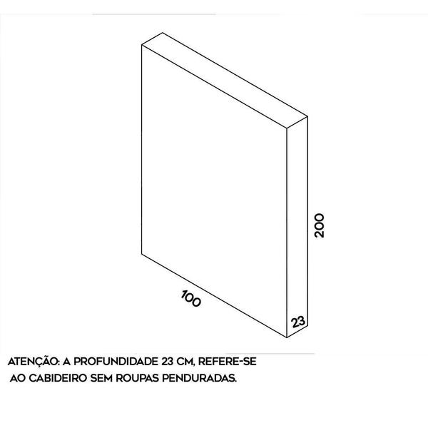 Imagem de Arara de parede - 1,00m