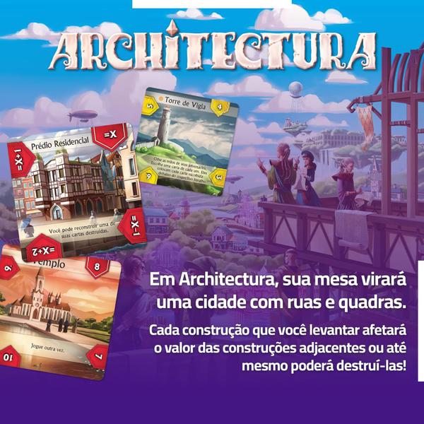 Imagem de Architectura - PaperGames Jogo de Cartas e Mesa 2 a 4