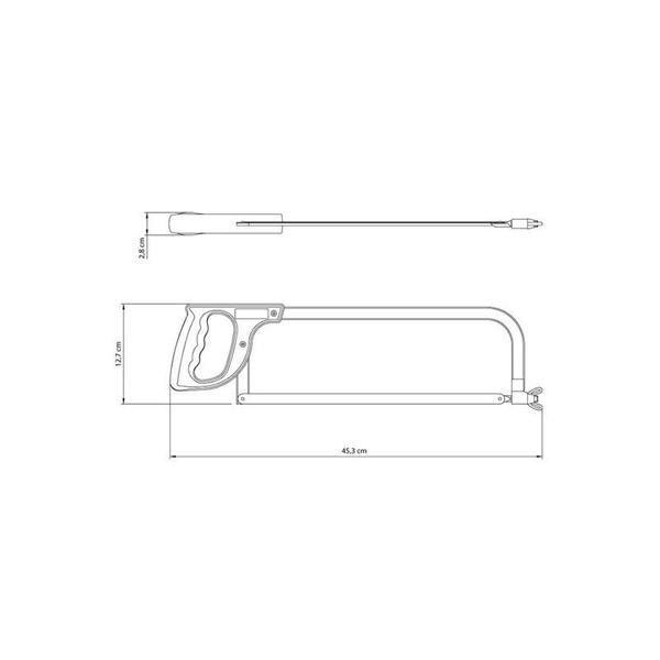 Imagem de Arco de serra fixo 12 polegadas - tramontina 43301012