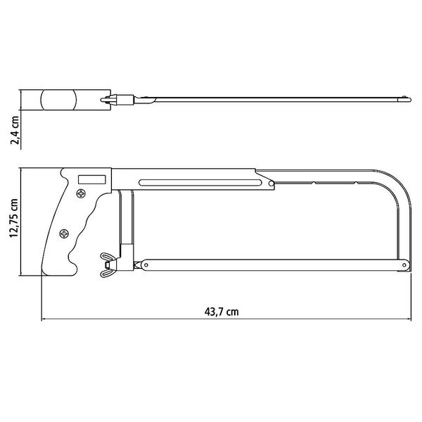 Imagem de Arco de Serra Regulável 12" Tramontina 43302/012