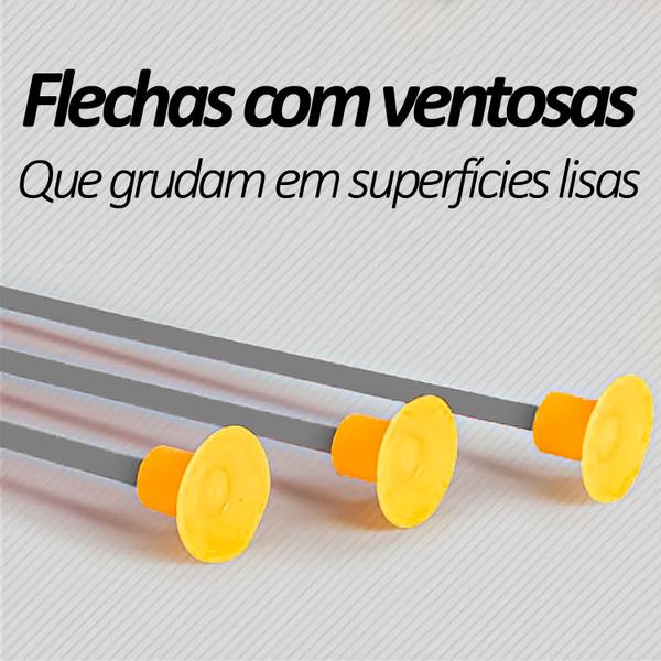 Imagem de Arco E Flecha Infantil Com Luz Alvo 3 Flechas - Dm Toys