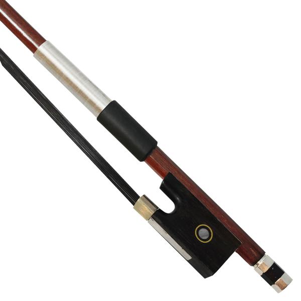 Arco estudante cromado para violino crina preta - ORQUEZZ Imagem de Arco estudante cromado para violino crina preta
