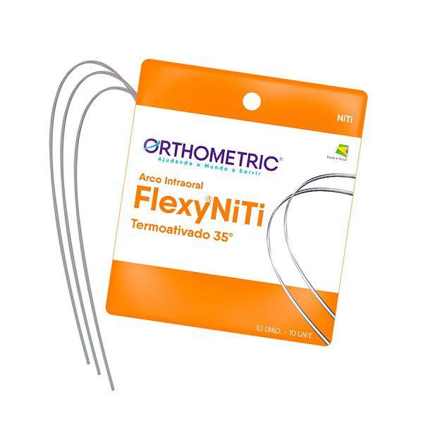 Imagem de Arco Flexy Niti Thermal 35º Retangular Inferior - Orthometric