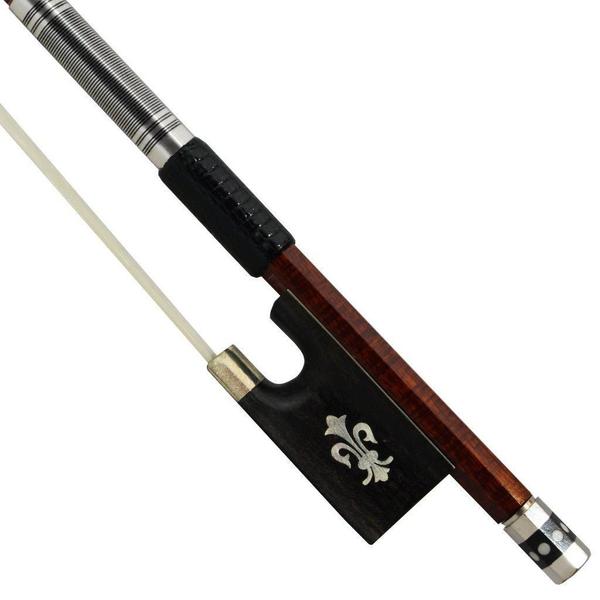 Imagem de Arco Misto Carbono/Madeira Flor De Lis Violino 4/4 Ebony 64g