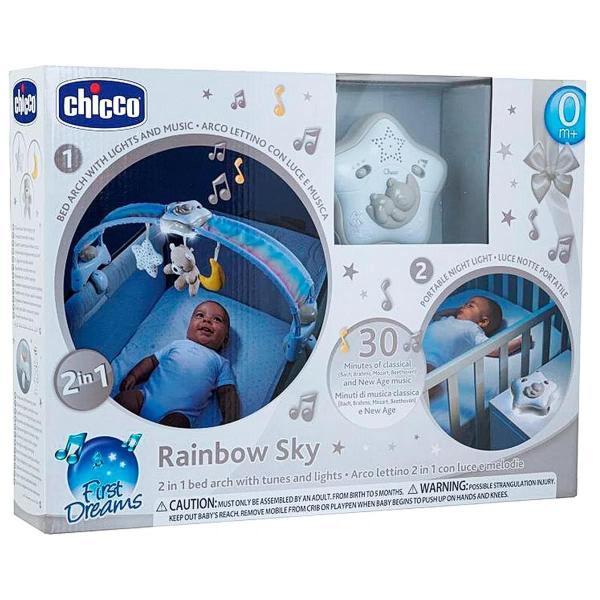 Arco Para Berco Com Luz E Som Rainbow Sky Neutro Chicco Imagem de Arco Para Berco Com Luz E Som Rainbow Sky Neutro Chicco