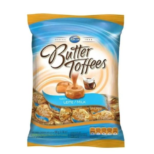 Imagem de Arcor Bala Butter Toffees Leite 100 gramas