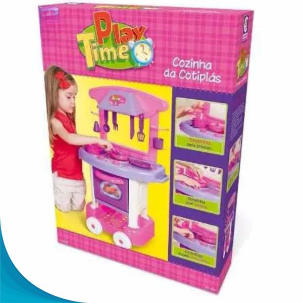 Imagem de Área de Cozinha Portátil Completa Ideal Para Sua Filha Presente Original Com Garantia e Diversão