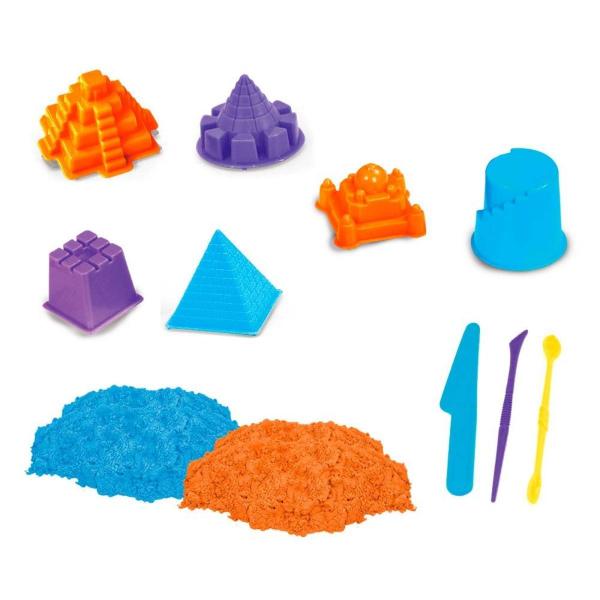 Imagem de Areia de Modelar Castelo Brinquedo de Massinha com Moldes DM