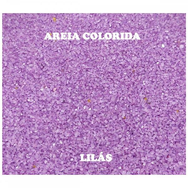 Imagem de Areia de quartzo para decoração 950g - lilas