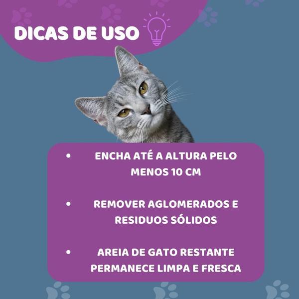 Imagem de Areia Higiênica Para Gatos Ultra Absorvente Bentonita Premium 4kg