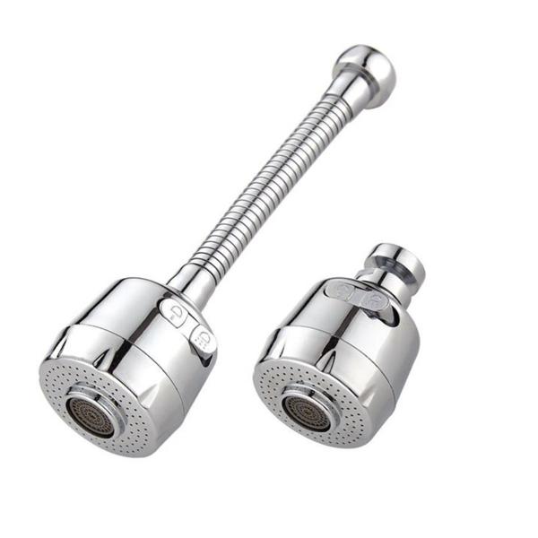 Imagem de Arejador Extensor Inox Para Torneiras Articulado 360 Cozinha