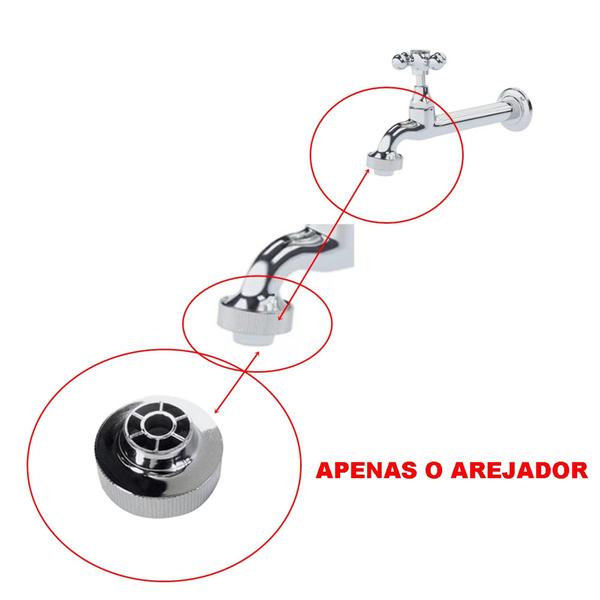 Arejador Quebra Jato 3/4 Torneira De Jardim E Tanque Abs Cr. CÓD. 266 - SOS METAIS SANITÁRIOS Imagem de Arejador Quebra Jato 3/4 Torneira De Jardim E Tanque Abs Cr. CÓD. 266