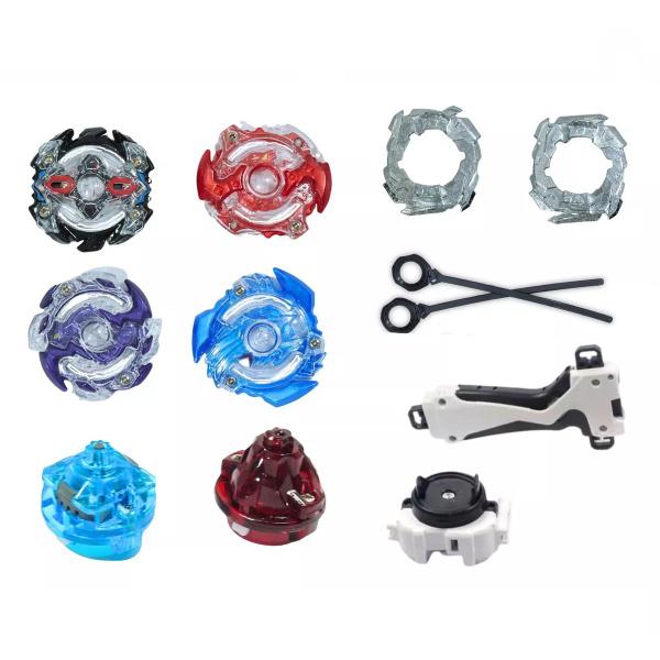 Arena Batalha Gyro Combat Com 2 Beyblades + Arena + Lançadores - Battle Imagem de Arena Batalha Gyro Combat Com 2 Beyblades + Arena + Lançadores