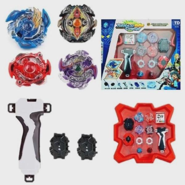 Imagem de Arena Beyblade Storm Gyro 2 Bey Blade 2 Lançador 4 Premium Arena Beyblade Storm Gyro 2 Bey Blade 2 Lançador 4 Premium .