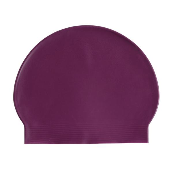 Arena Soft Latex Swim Cap para Mulheres e Homens, Estampas e Cores Sólidas, Framboesa Escura Imagem de Arena Soft Latex Swim Cap para Mulheres e Homens, Estampas e Cores Sólidas, Framboesa Escura