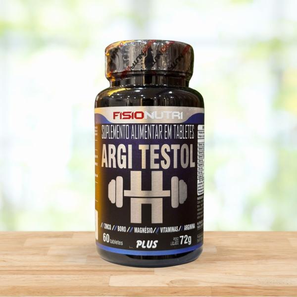 Imagem de Argi Testol H  L Arginina Sulfato de Zinco com Vitaminas B3 B12 B6 D3 60 Tabletes