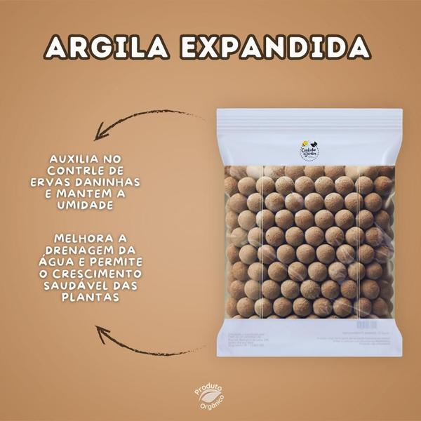 Imagem de Argila Expandida 3Lts  Ideal para Jardinagem, Drenagem e Paisagismo  Alta Qualidade e Durabilidade