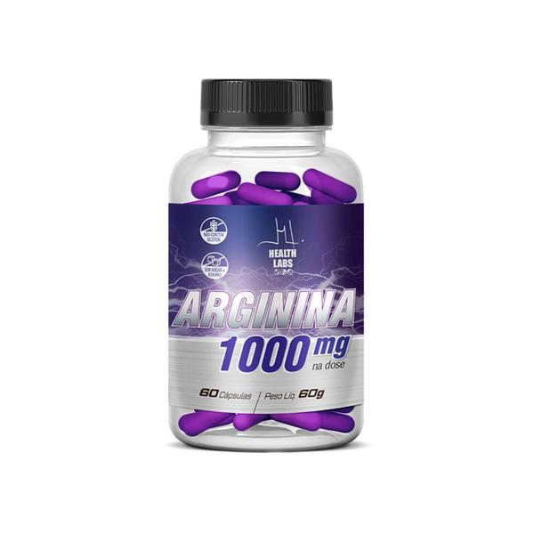 Imagem de Arginina 1000mg health labs 60 capsulas