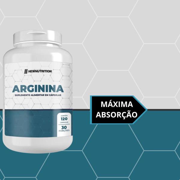 Imagem de Arginina 120 Capsulas New Nutrition