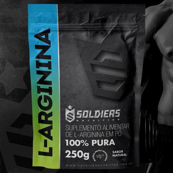 Imagem de Arginina 250g - 100% Puro Importado - Soldiers Nutrition