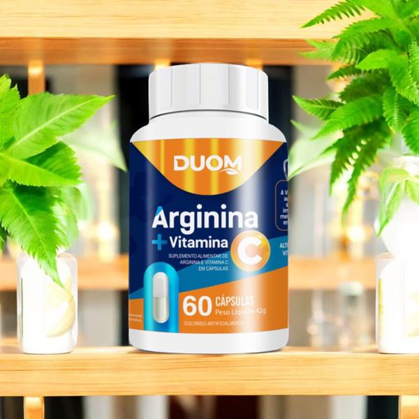 Imagem de Arginina com Vitamina C 4 X 60 Cápsulas Duom