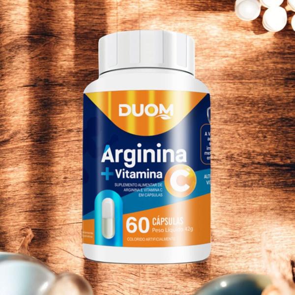 Imagem de Arginina com Vitamina C 4 X 60 Cápsulas Duom