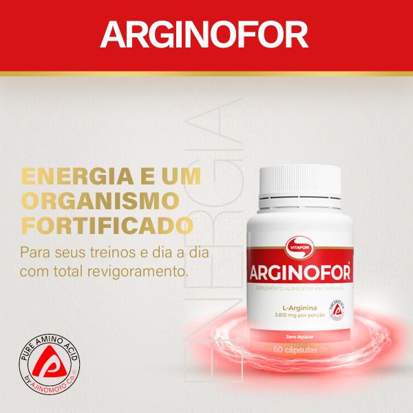 Imagem de Arginofor 60 capsulas 780mg - vitafor