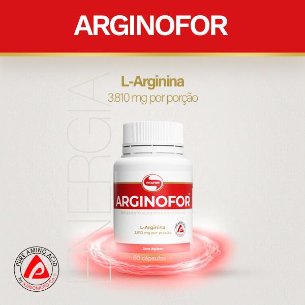 Imagem de Arginofor 60 capsulas 780mg - vitafor