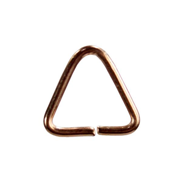 Imagem de Argola 23mm Rose Gold Com Elos + Triangulo 8mm - 200 Unidades