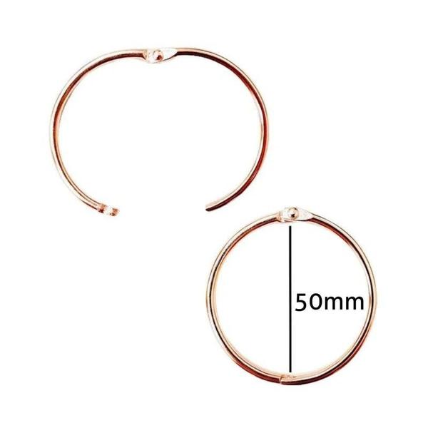Argola Articulada Luli 50mm Pacote com 10un Imagem de Argola Articulada Luli 50mm Pacote com 10un