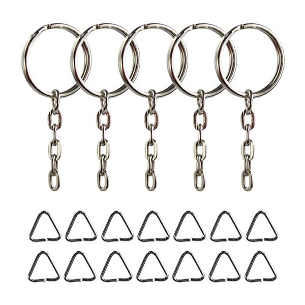 Argola Com Corrente Para Chaveiro 23mm +Triangulo 500 Unidades - Atacado Imagem de Argola Com Corrente Para Chaveiro 23mm +Triangulo 500 Unidades - Atacado
