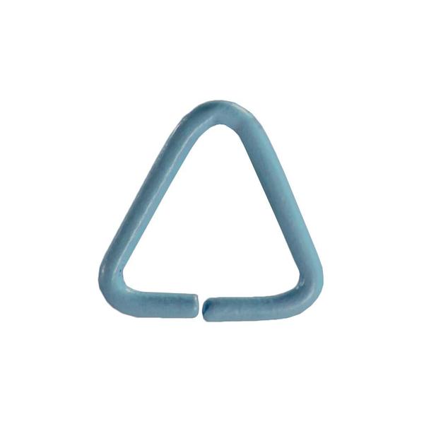 Argola Com Corrente Para Chaveiro 23mm + Triangulo Elo Azul Bebe 200 Peças Imagem de Argola Com Corrente Para Chaveiro 23mm + Triangulo Elo Azul Bebe 200 Peças