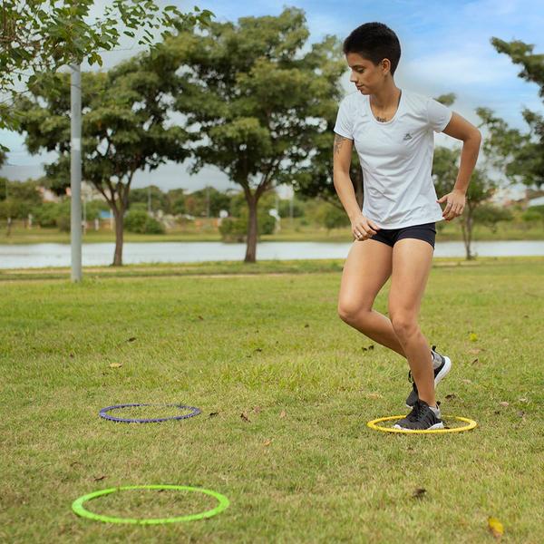 Argola de Agilidade Muvin - Treino Funcional Exercícios Circuito Imagem de Argola de Agilidade Muvin - Treino Funcional Exercícios Circuito