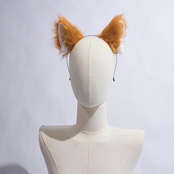 Imagem de Argola De Cabelo Com Orelhas De Gato De Pelúcia Feminina, Fantasia De Cosplay, Faixa De Cabelo,