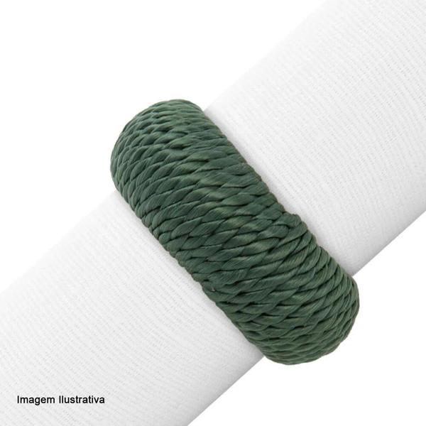 Argola de Guardanapo 4 Peças Rayon Copa&Cia Olive Imagem de Argola de Guardanapo 4 Peças Rayon Copa&Cia Olive