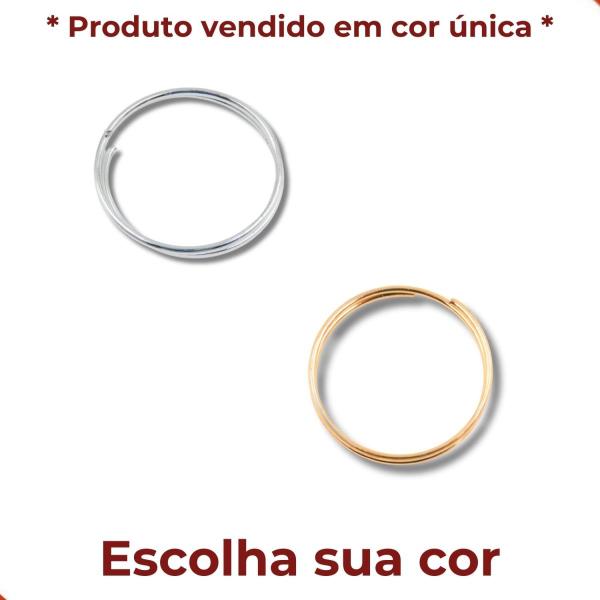 Imagem de Argola de guardanapo volta dupla 43mm em ferro com 50 peças