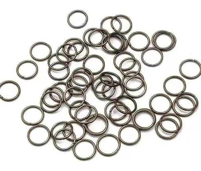 Argola Elo Ferro 10mm Chumbo - 100 peças - Lns Imagem de Argola Elo Ferro 10mm Chumbo - 100 peças