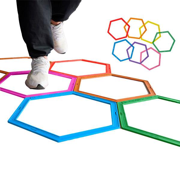 Imagem de Argola Hexagonal para Treino Funcional de Agilidade