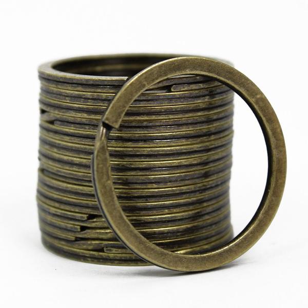 Argola Italiana 35mm Sem Corrente Ouro Velho Níquel Com 1000 Unidades - Russo Art Imagem de Argola Italiana 35mm Sem Corrente Ouro Velho Níquel Com 1000 Unidades