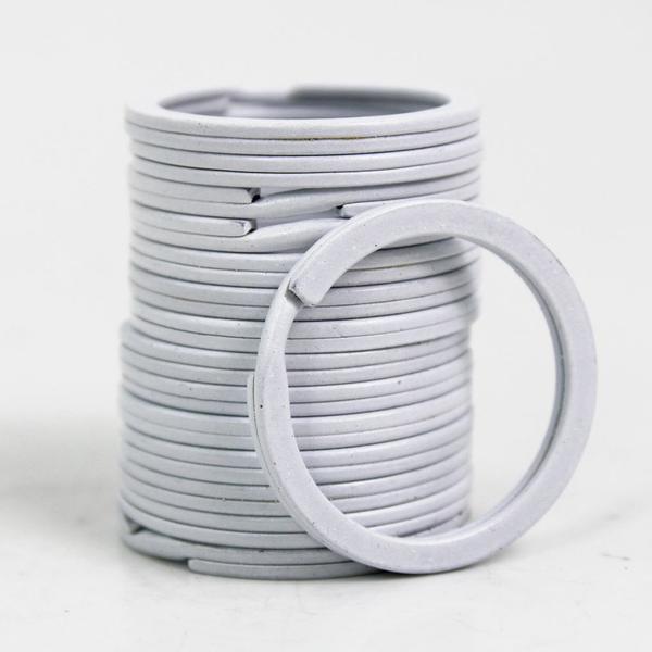 Argola Italiana Chaveiro Branco Artesanato 28mm Chave De Carro - 300 Unidades - Russo Art Imagem de Argola Italiana Chaveiro Branco Artesanato 28mm Chave De Carro - 300 Unidades
